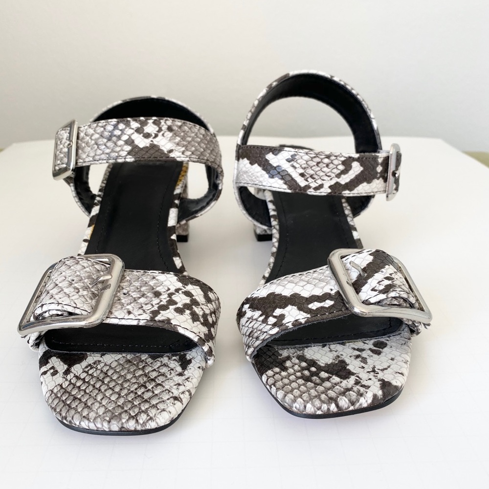ASOS Faux Snakeskin Sandals. New w/out box. - Picture 4 of 5